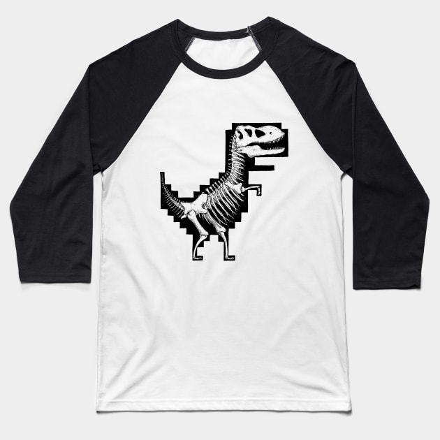 dinosaurs Baseball T-Shirt by rudoi